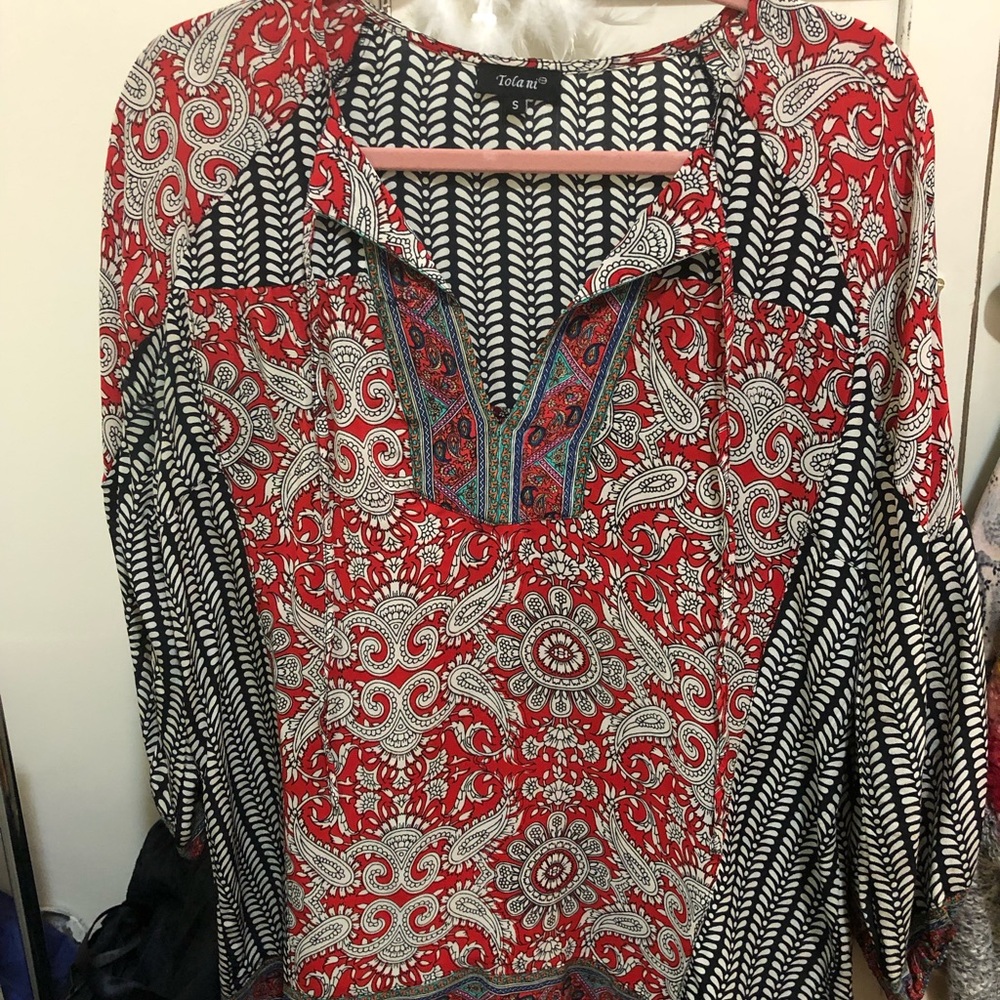 Tolani silk top